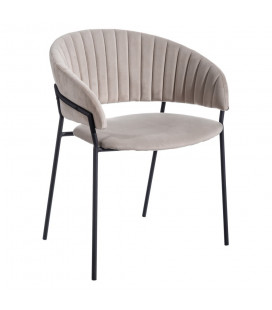 Lot de 2 Chaises Formato Gris Argent