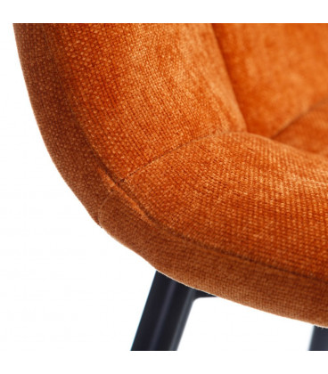 Set de 4 Chaises Manta P38 Orange Nuageux