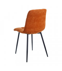 Set de 4 Chaises Manta P38 Orange Nuageux Set de 4 Chaises Manta P38 Orange Nuageux