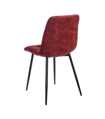 Set de 4 Chaises Manta P38 Bordeaux Nuageux