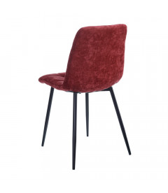 Set de 4 Chaises Manta P38 Bordeaux Nuageux Set de 4 Chaises Manta P38 Bordeaux Nuageux