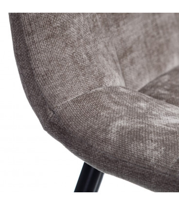 Set de 4 Chaises Manta P38 Gris Nuageux