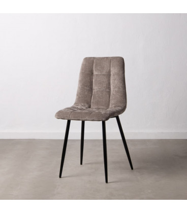 Set de 4 Chaises Manta P38 Gris Nuageux