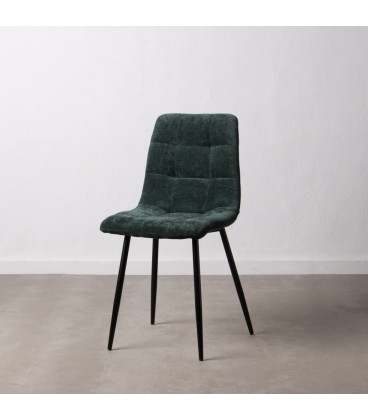 Set de 4 Chaises Manta P38 Vert Foncé Nuageux