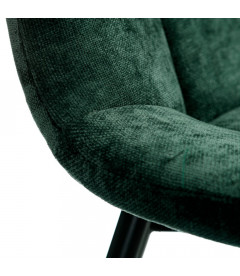 Set de 4 Chaises Manta P38 Vert Foncé Nuageux Set de 4 Chaises Manta P38 Vert Foncé Nuageux