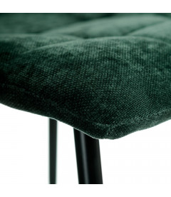 Set de 4 Chaises Manta P38 Vert Foncé Nuageux Set de 4 Chaises Manta P38 Vert Foncé Nuageux