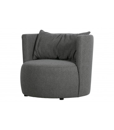 Fauteuil Explore Tissu Bouclé Gris AcierWOOOD by De Eekhoorn