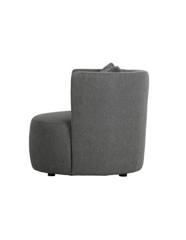 Fauteuil Explore Tissu Bouclé Gris AcierWOOOD by De Eekhoorn