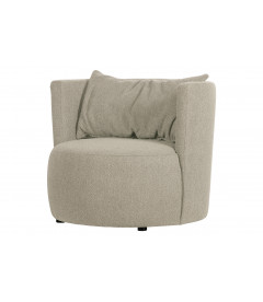 Fauteuil Explore Tissu Bouclé Naturel