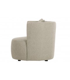 Fauteuil Explore Tissu Bouclé Naturel