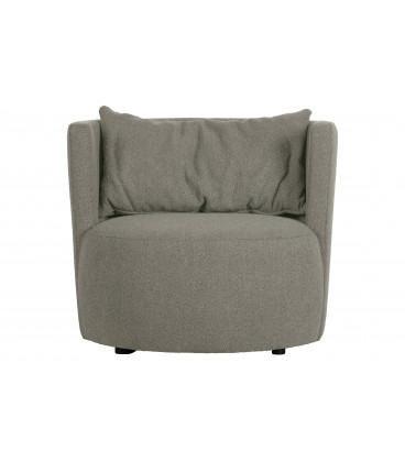 Fauteuil Explore Tissu Bouclé Gris