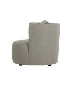 Fauteuil Explore Tissu Bouclé Gris