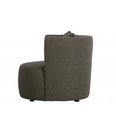 Fauteuil Explore Tissu Bouclé Marron