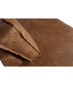Canapé d'Angle Rodéo Gauche Cognac Cuir RecycléWOOOD by De Eekhoorn Canapé d'Angle Rodéo Gauche Cognac Cuir RecycléWOOOD by De Eekhoorn