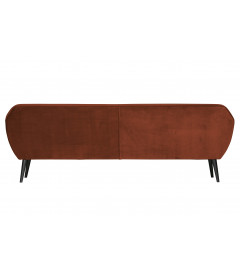Canapé Rocco 230cm Velours RouilleWOOOD by De Eekhoorn Canapé Rocco 230cm Velours RouilleWOOOD by De Eekhoorn