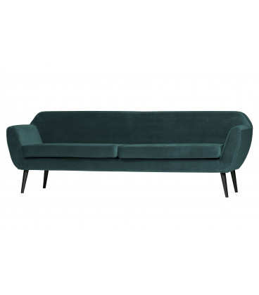 Canapé  Rocco 230cm Velours Teal Bleu CanardWOOOD by De Eekhoorn