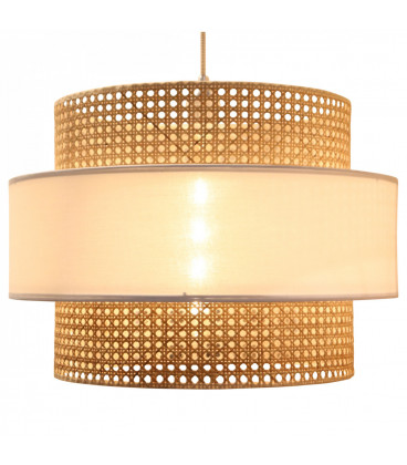 Suspension Raphia Bord Naturel D.65cm