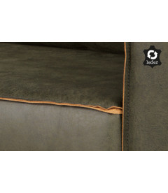 Canapé d'Angle Rodéo Gauche Army Cuir RecycléWOOOD by De Eekhoorn Canapé d'Angle Rodéo Gauche Army Cuir RecycléWOOOD by De Eekhoorn