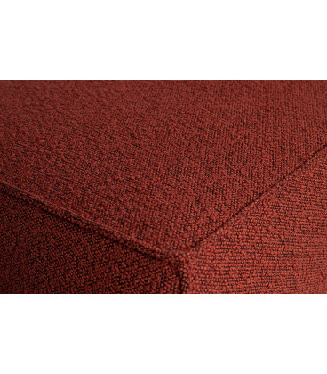 Pouf Large Statement Tissu Bouclé ChestnutWOOOD by De Eekhoorn