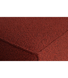 Pouf Large Statement Tissu Bouclé ChestnutWOOOD by De Eekhoorn Pouf Large Statement Tissu Bouclé ChestnutWOOOD by De Eekhoorn