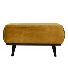 Pouf Large Statement Tissu Velvet Jaune MielWOOOD by De Eekhoorn Pouf Large Statement Tissu Velvet Jaune MielWOOOD by De Eekhoorn