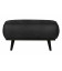 Pouf Large Statement Tissu Suédine Noir