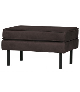 Banc Rodeo Cuir Recyclé BlackWOOOD by De Eekhoorn 2