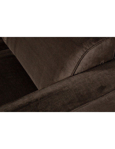 Canapé Statement 3 Places 230cm Velours Vert Chaud