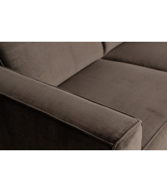 Canapé Statement 3 Places 230cm Velours Vert Chaud