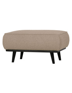 Pouf Large Statement Tissu Bouclé BeigeWOOOD by De Eekhoorn 2