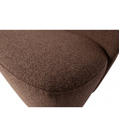 Fauteuil Love Tissu Mix Marron 100% pes