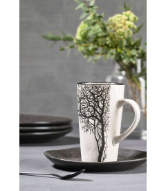 Mug XXL 0,50l Sable Blanc Motif Arbre