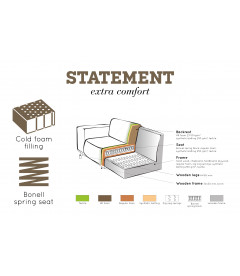 Canapé Statement XL 4 Places 372cm Tissu Bouclé ChestnutWOOOD by De Eekhoorn Canapé Statement XL 4 Places 372cm Tissu Bouclé ChestnutWOOOD by De Eekhoorn