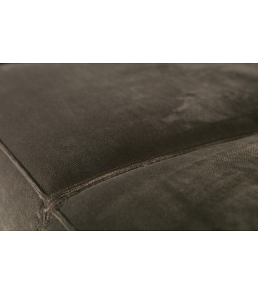 Canapé d'Angle Gauche Statement Velours Vert ChaudWOOOD by De Eekhoorn