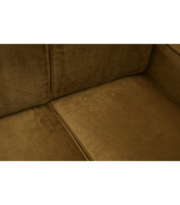 Canapé d'Angle Gauche Statement Velours MielWOOOD by De Eekhoorn