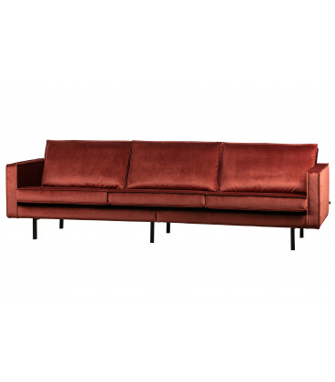 Canapé Rodéo 3 Places XL Velvet ChestnutWOOOD by De Eekhoorn