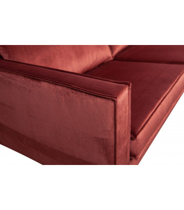 Canapé Rodéo 3 Places XL Velvet ChestnutWOOOD by De Eekhoorn