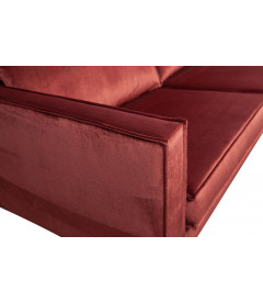 Canapé Rodéo 3 Places XL Velvet ChestnutWOOOD by De Eekhoorn Canapé Rodéo 3 Places XL Velvet ChestnutWOOOD by De Eekhoorn