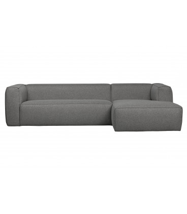 Canapé d'Angle Droit Bean en Tissu Gris MoyenWOOOD by De Eekhoorn