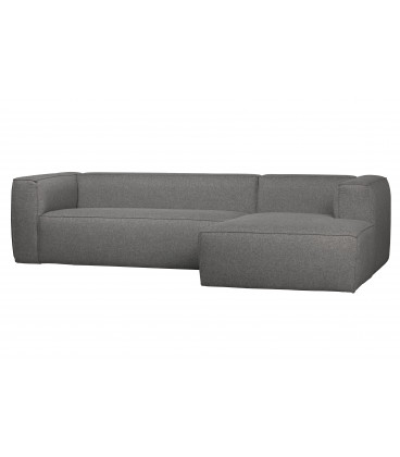 Canapé d'Angle Droit Bean en Tissu Gris MoyenWOOOD by De Eekhoorn