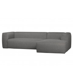 Canapé d'Angle Droit Bean en Tissu Gris MoyenWOOOD by De Eekhoorn Canapé d'Angle Droit Bean en Tissu Gris MoyenWOOOD by De Eekhoorn