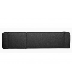 Canapé d'Angle Droit Bean en Tissu Gris FoncéWOOOD by De Eekhoorn