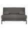 Fauteuil Sleeve Loveseat Lin/Coton Gris Anthracite