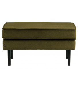 Banc Rodéo Velours Vert Olive