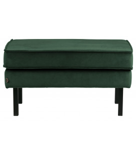 Banc Rodéo Velours Vert Forêt