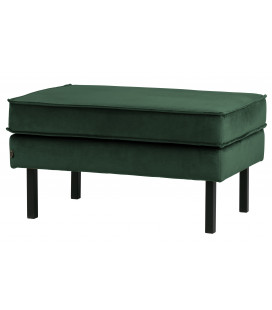 Banc Rodéo Velours Vert Forêt