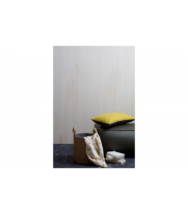 Pouf Large Rodéo Cuir Recyclé ArmyWOOOD by De Eekhoorn