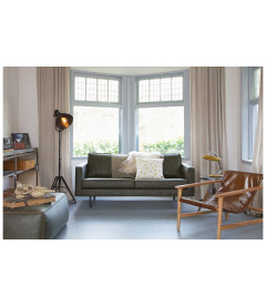 Pouf Large Rodéo Cuir Recyclé ArmyWOOOD by De Eekhoorn Pouf Large Rodéo Cuir Recyclé ArmyWOOOD by De Eekhoorn