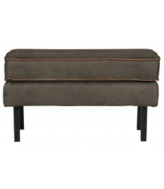 Banc Rodeo Cuir Recyclé ArmyWOOOD by De Eekhoorn