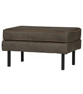 Banc Rodeo Cuir Recyclé ArmyWOOOD by De Eekhoorn 2